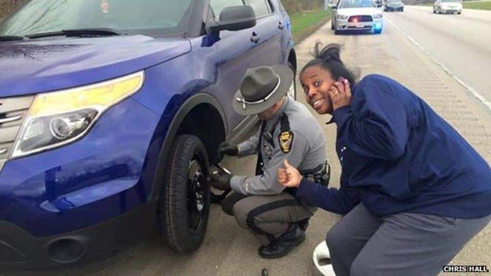 brunelldonald's tweet photo. Real life everyday instances of how many Police Officers and Black Americans really interact! For that matter, how most Americans interact with Police when they are not under arrest! #Facts #DefundAnarchy https://t.co/154lCpfI8g