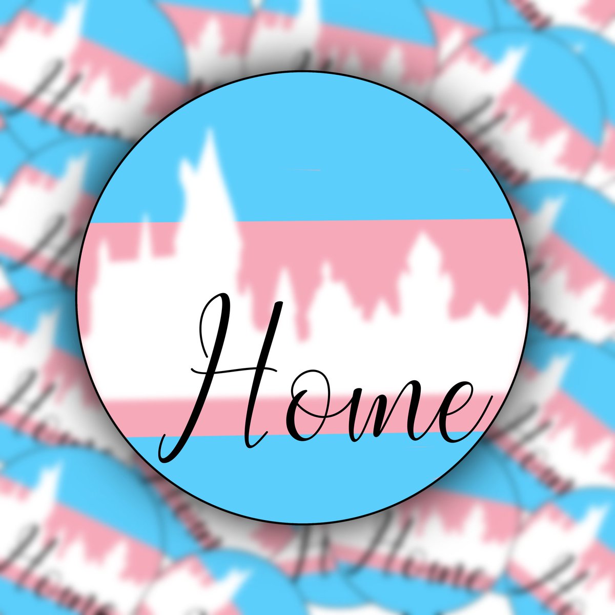 MxMaxNicNax's tweet photo. NEW! Home Pride sticker. Hogwarts is welcoming all students home today. A portion of the proceeds from the sale of this sticker will go to support at risk trans youth. #summerofstring #geekycraft #shopsmall #etsy #shopnerdy #harrypotter #transflag #hogwarts #backtohogwarts https://t.co/cIrMR4z43A
