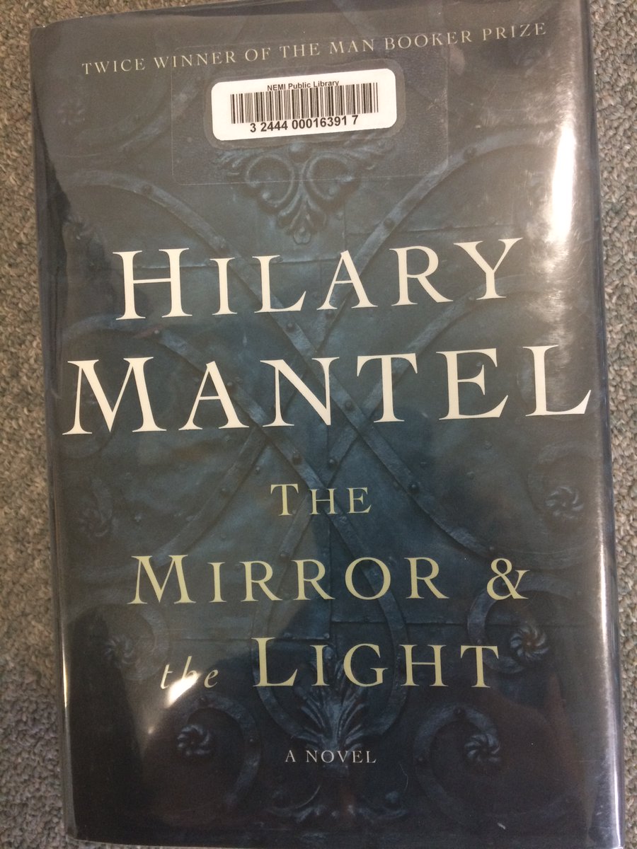 NemiLibrary's tweet image. Hilary Mantel's The Mirror and the Light, part three of the Thomas Cromwell trilogy, is on the shelves now.