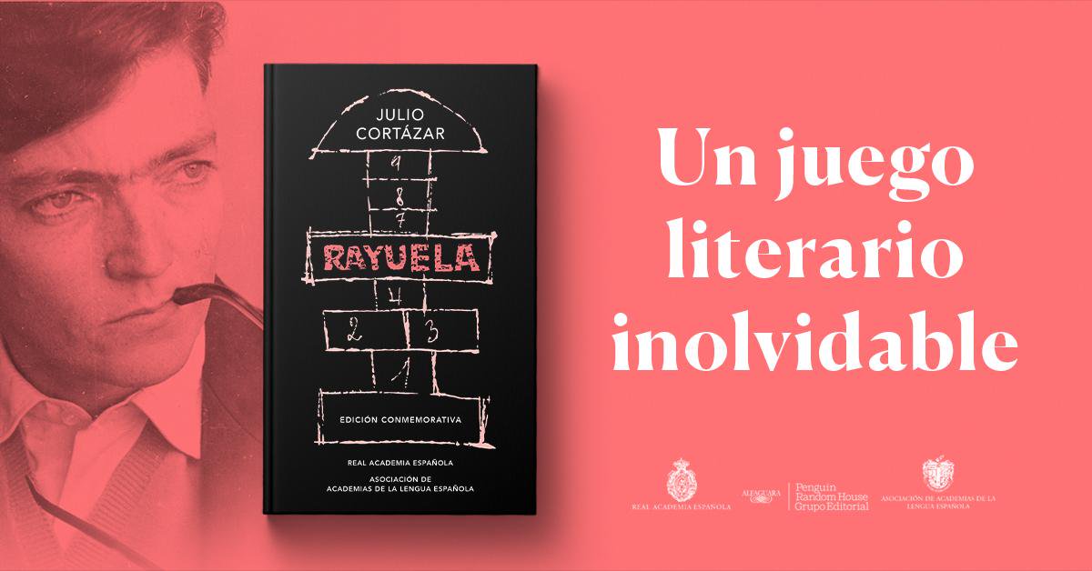 RAEinforma's tweet image. «Rayuela», la obra maestra de Julio Cortázar, es la última publicación de la @RAEinforma y la @ASALEinforma de su colección Ediciones Conmemorativas. Más información: ow.ly/kIS750uWlTj @Alfaguara_es