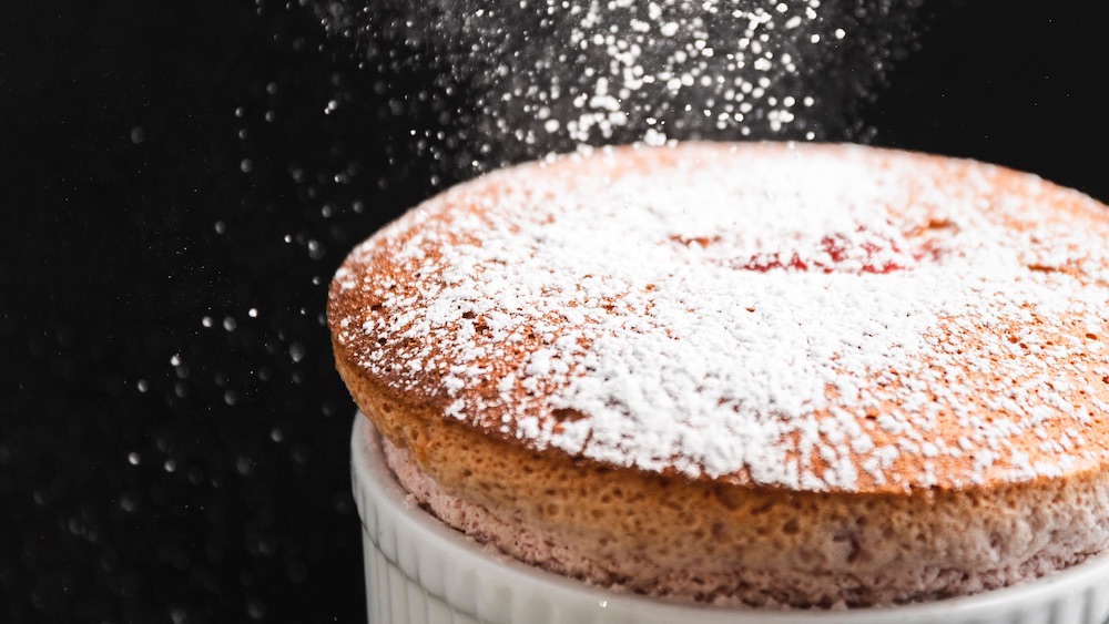 A little extra sugar never hurt #soufflé