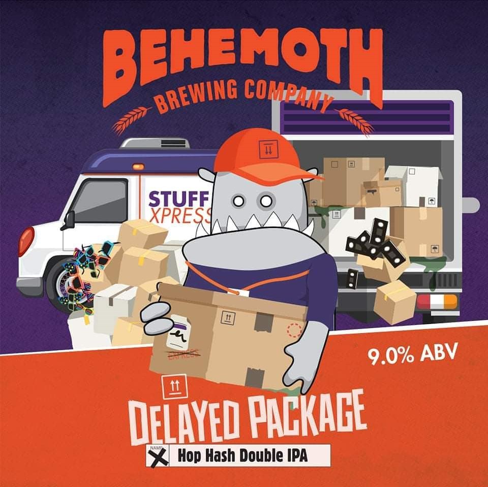 BeerPedia's tweet photo. Behemoth - Delayed Package https://t.co/UJP57JzBCE #beerpedia #behemothbrewing #doubleipa #strata #cashmere #simcoe #beerblog #beernews #newrelease #newlabel #craftbeer #μπύρα #beer #bier #biere #birra #cerveza #pivo #olut #alus https://t.co/YYpcrzXCWm