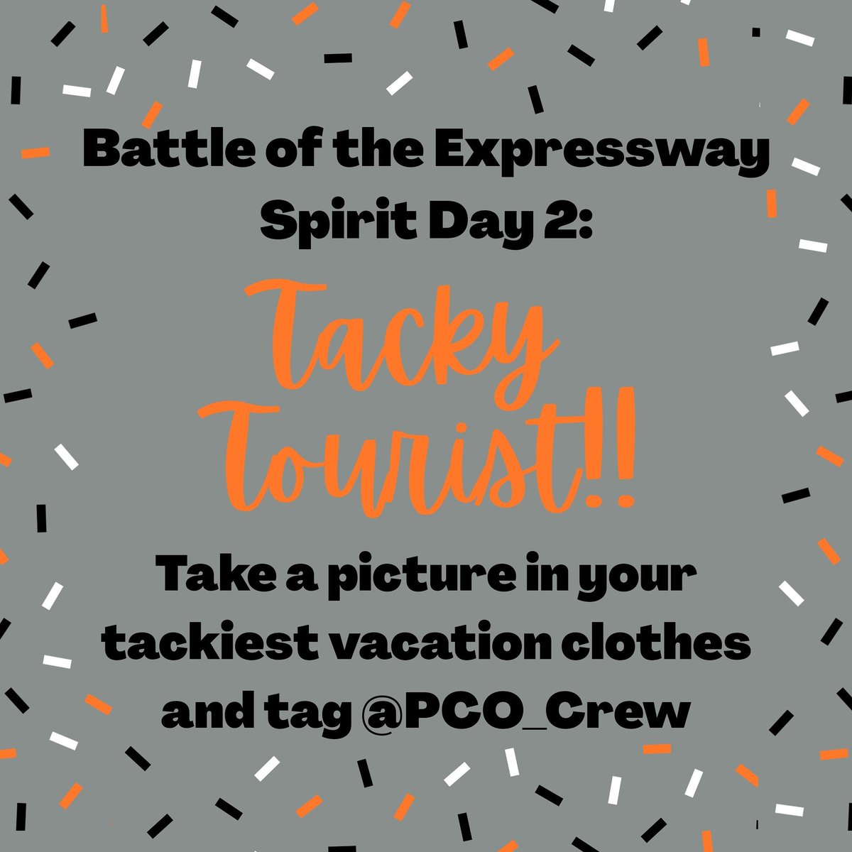 PCHSCrew's tweet image. Virtual Spirit Week Day TWO! Show us your tackiest tourist outfit and be sure to tag us! #piratepride #BOTEweek