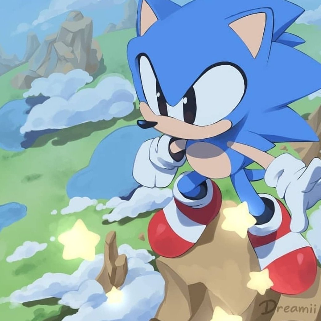 Cute classic sonic