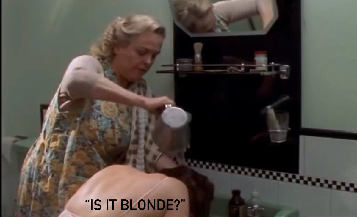 bestkeeleyposts's tweet image. Me 5 minutes into getting my roots done, as said by Keeley in the blonde bombshell.
