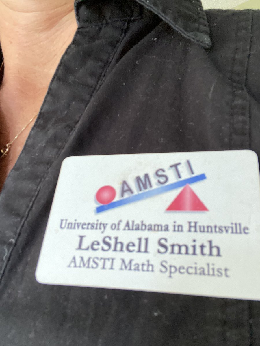 LeshellSmith's tweet photo. I love partnering with educators through any platform. Wearing this badge means I’m seeing Ts F2F. Nothing energizes me more than being in schools! #virtual & #facetoface #supportallplatforms #TakingAction4ALL @AMSTI4all @AmstiUAH @AlabamaAchieves @sledwell @ZTAedavis https://t.co/FLLq1wQbiO