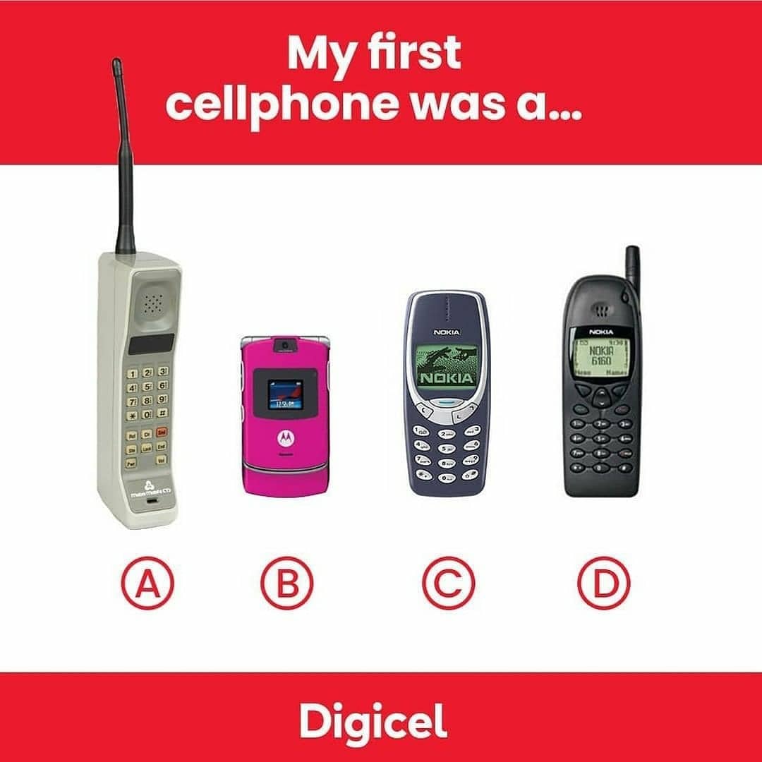 DigicelCayman's tweet photo. Happy 1st of the month! 😀
.
Do you remember your 1st cellphone? Retweet & tell us below...
.
While you are at it, don't forget to get your BONUS $5.00 credit when you top up with $10.00 or more today till September 3rd.
Head to MyDigicel app and top up now 😀!!
#ThereWithYou https://t.co/k8ExMYwoSq
