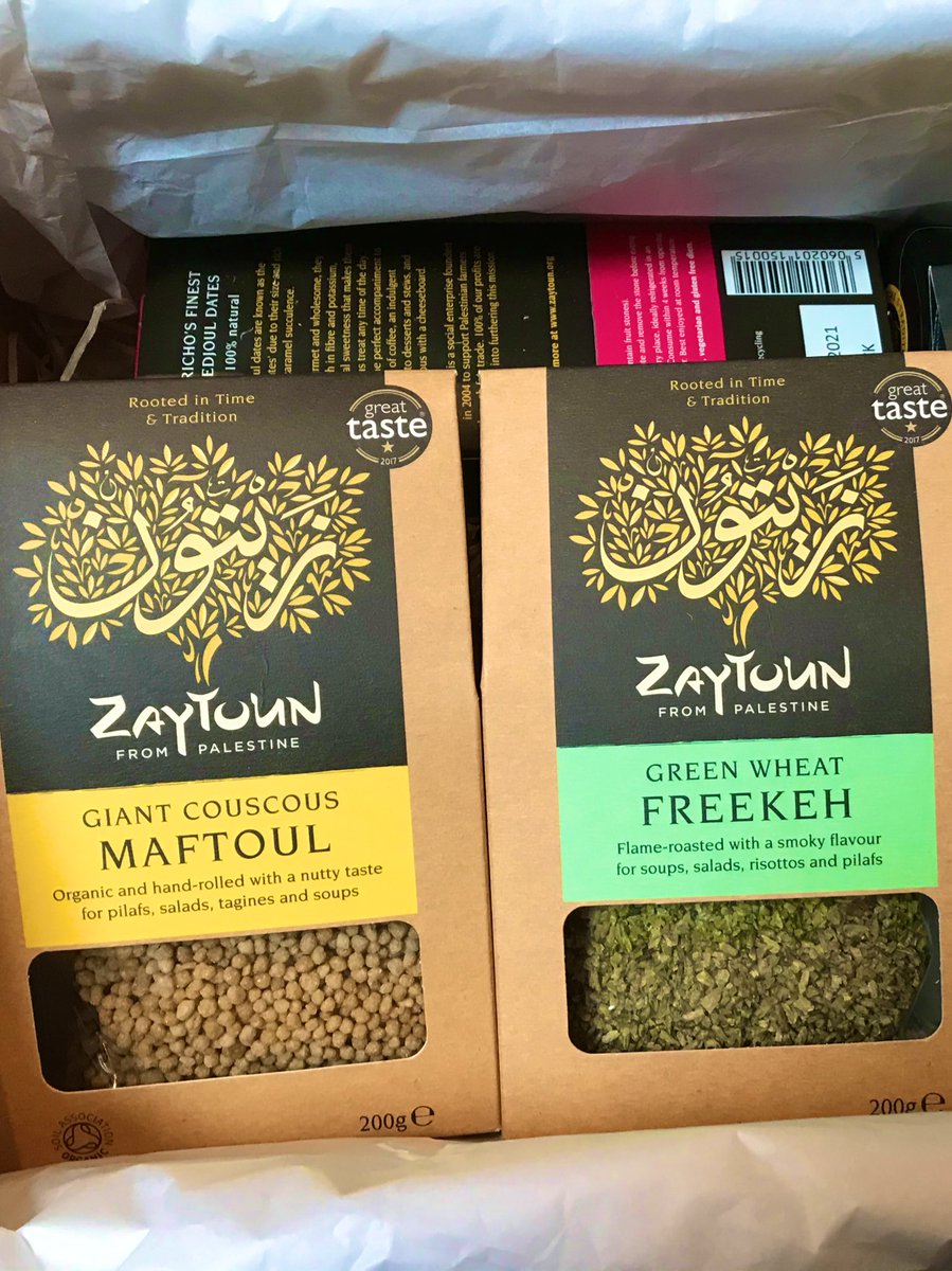 unearthedSimon's tweet photo. Beautiful @Zaytoun_CIC Maftoul - been cooking with this over the weekend. Anyone have recipe suggestions for next time, or for Freekeh? #thisisnotcouscous https://t.co/ygbWdOHanz