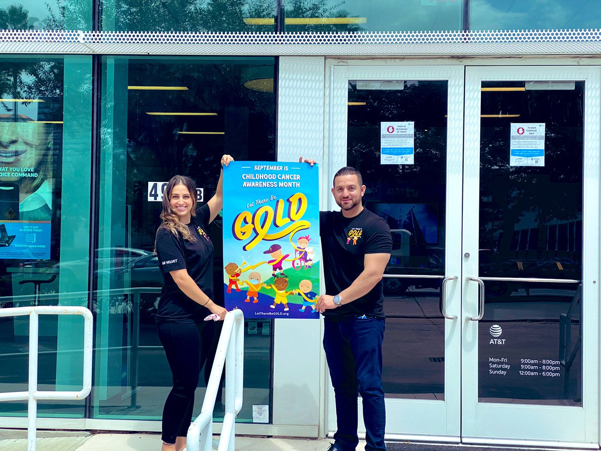 NinaS2016's tweet photo. September is childhood cancer awareness month. This month we will #goforgold and support the @FarisFoundation. Day one and my donation is in. Is yours? @VictorMor_ @shanemcrowder @CalebDNH2O https://t.co/6mvL4qsk0O