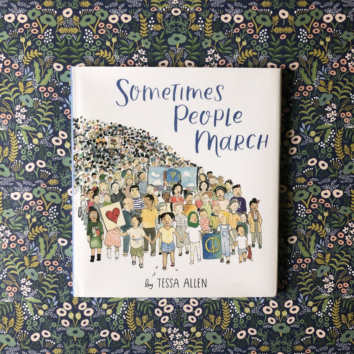 HarperChildrens's tweet photo. On shelves today is SOMETIMES PEOPLE MARCH by #TessaAllen,  a timeless and important book about the ways marches and protests have shaped our country. Learn more ➡️ https://t.co/EBgzMVJPud https://t.co/EZVZlEcue1
