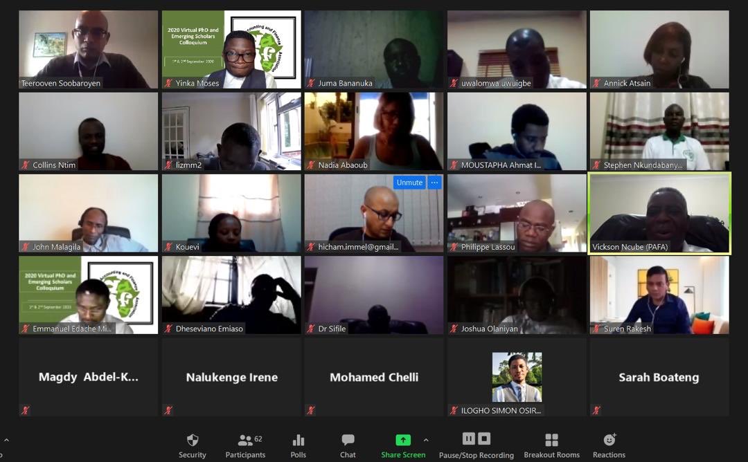 aafassociation's tweet photo. #AAFA2020 virtual Ph.D and ECR day one 
#networking session
@YinkaKMoses https://t.co/VywtCJn41b