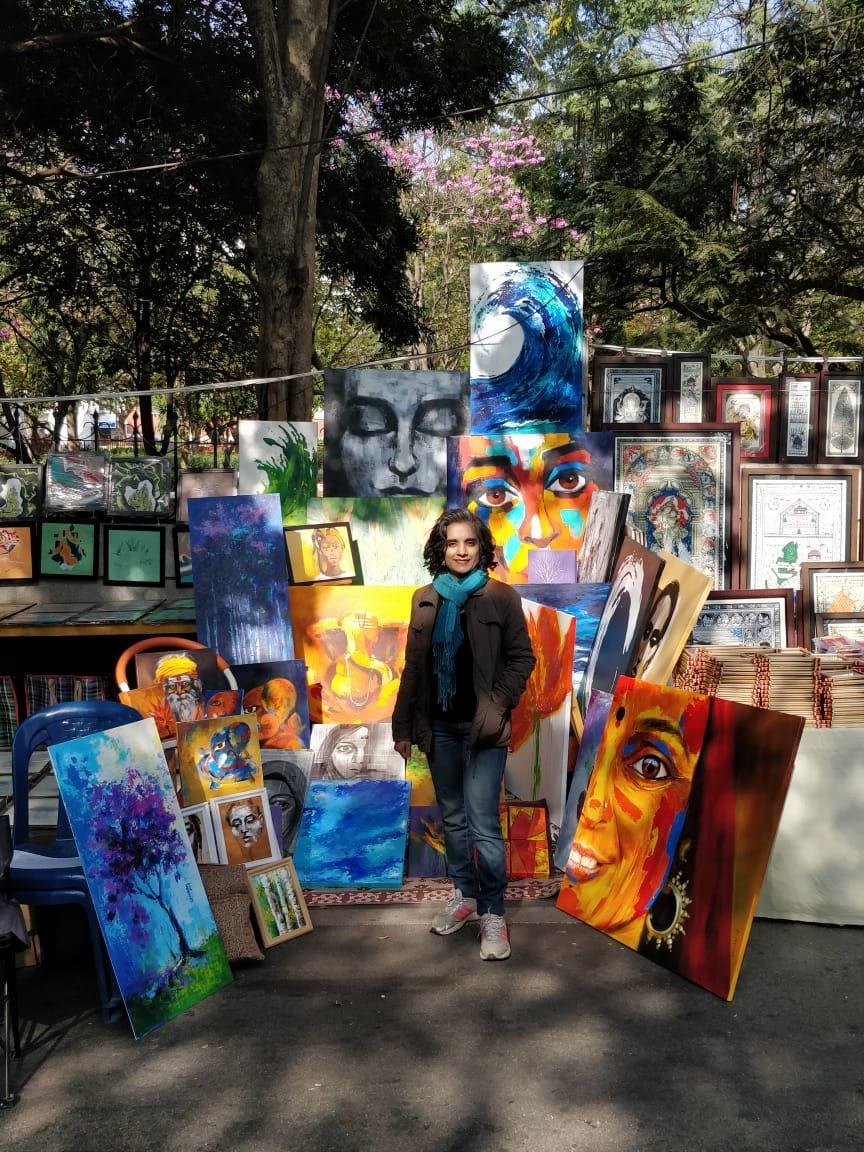 respecturartist's tweet photo. Kanchan is a Visual Artist. She has worked and done several projects for the magazine ‘ The Week’ and also design based projects with hotels and resorts. 
 Check out her wonderful story by clicking the link below�
https://t.co/WDZabuzXQs
#respectyourartist #artist https://t.co/iDltarehN3