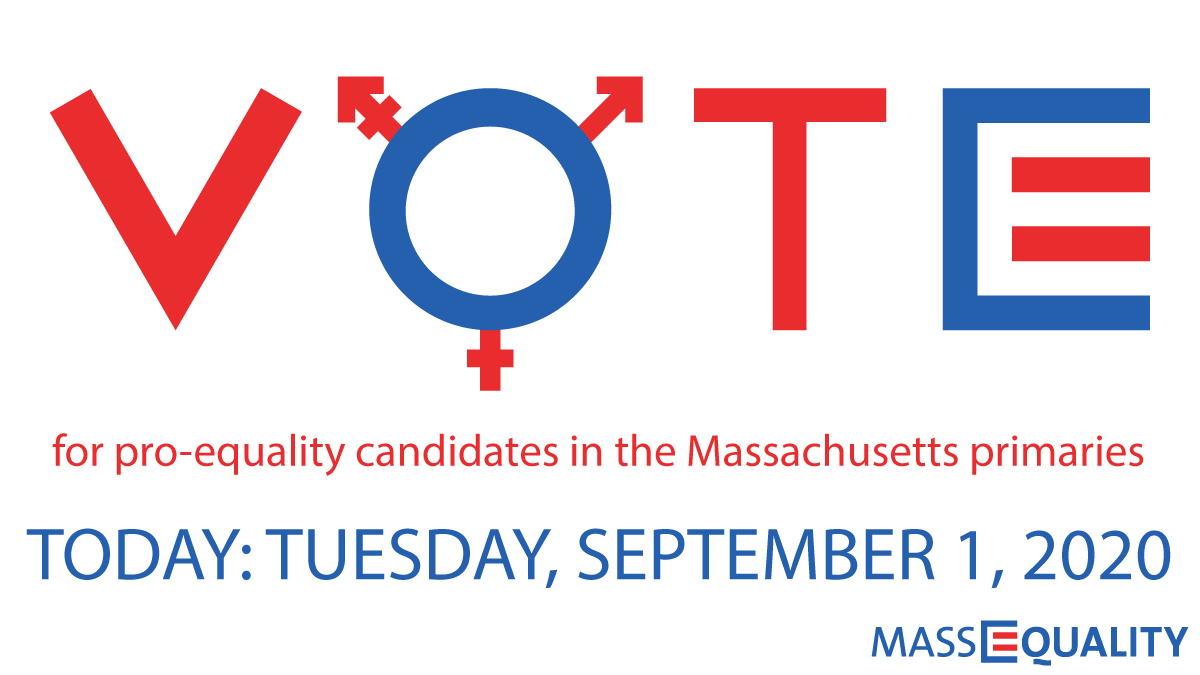 massequality's tweet photo. Have you voted yet in today's primary? Voting for pro-equality champions is key to supporting the #LGBTQ community in MA! If you haven't submitted a mail-in ballot (or if your ballot hasn't been received), you can still vote in person. Just remember to wear a mask and stay safe. https://t.co/eTI9UybkUN