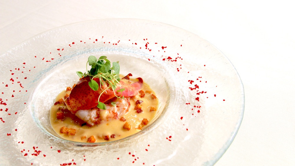 Enjoy the last bits of summer with our Minute of Maine Lobster and Michigan Corn Soup.