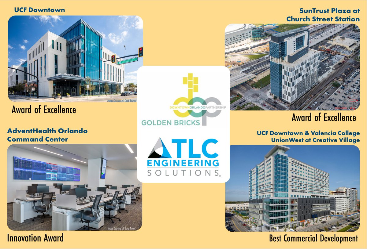 TLC_Engineering's tweet image. Congrats to all the @DOPOrlando 2020 Golden Brick Award winners! We are proud to have worked on FOUR award winning projects! We would like to congratulate all of our teaming partners for their amazing work on these incredible projects! #TeamTLC #ThinkListenCreate