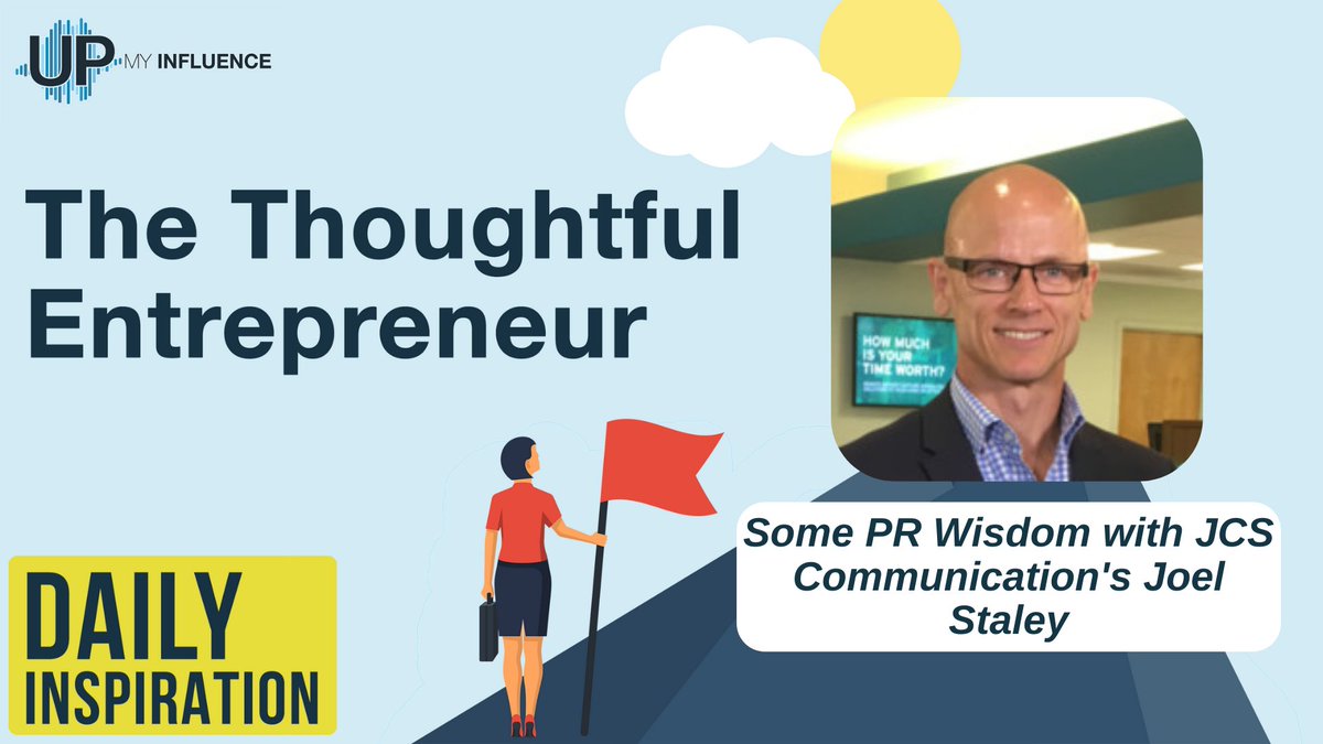 Great to be on The Thoughtful #Entrepreneur #podcast with <a href="/JoshElledge/">Josh Elledge</a>. We talk about #mediatraining and #crisiscommunications. Give the episode a listen. UpMyInfluence.com/jcs_communicat…