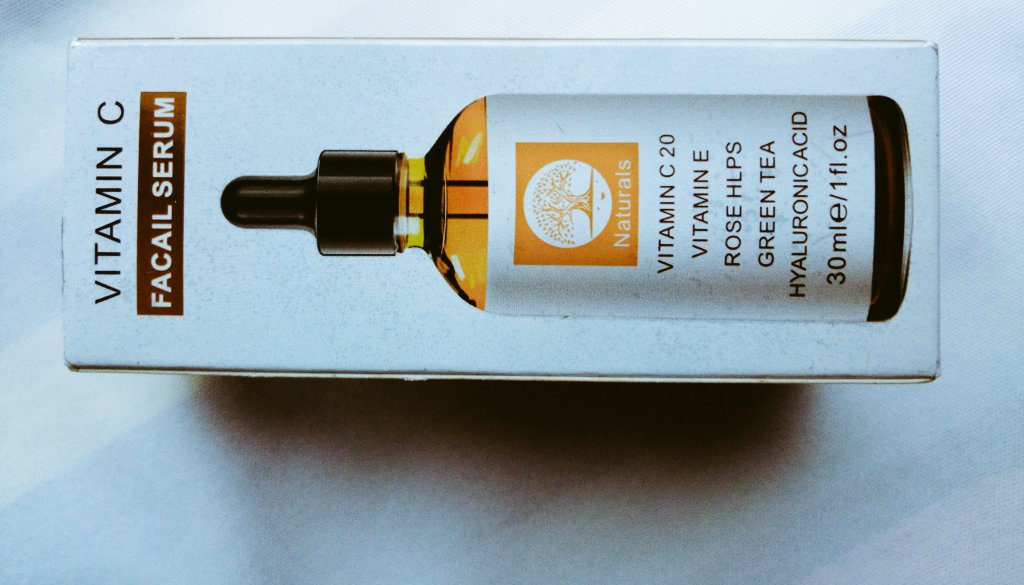Serum and then Moisturize. Don't forget to apply sunscreen during the day.This is my own vitamin c SERUM.You can easily find this in the market. Please note that your serum must come in a dark bottle; this is to prevent oxidation. If it's in a clear bottle,