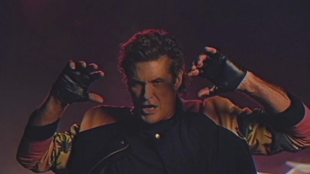 abnormable's tweet photo. @SContemplator #HoffTuesday <steals KITT while everyone ogles Hoff> https://t.co/4ZvbQsEVLr