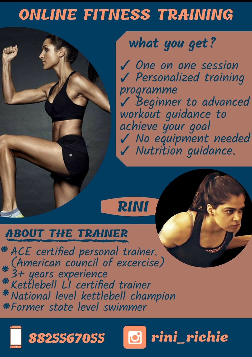 Female fitness trainer ❤️❤️🖤

To stay fit is healthy ❤️🤩

#supportwomenentrepreneurs
#FitIndiaMovement 
#fitness 
#fitnessmotivation 
#FitnessGirl 
#fitnesslifestyle 
#fitnesscoach
#fitnesstrainer
#femalefitnesstrainer
#fitnesstraining
#fitnesschallenge 
#dietculture 
#dietplan
