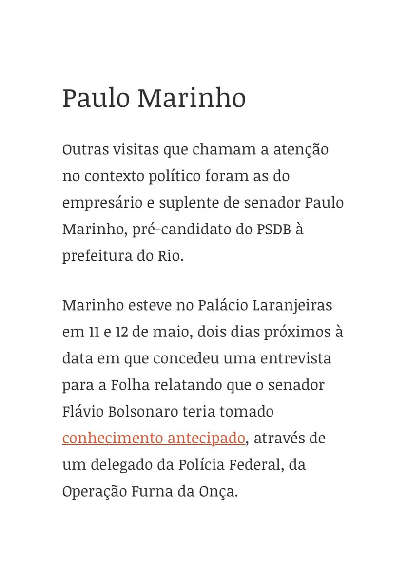 FlavioBolsonaro's tweet photo. Então o lobista Paulo Marinho esteve na casa de Wilson Witzel dois dias antes de mentir na @folha , sobre pseudo-vazamento de operação da PF?
E ainda há procurador do @MPF_PRRJ dando palanque pra esse escroque, inacreditável!
Abra o olho, por favor! https://t.co/eEoJEmFNQJ