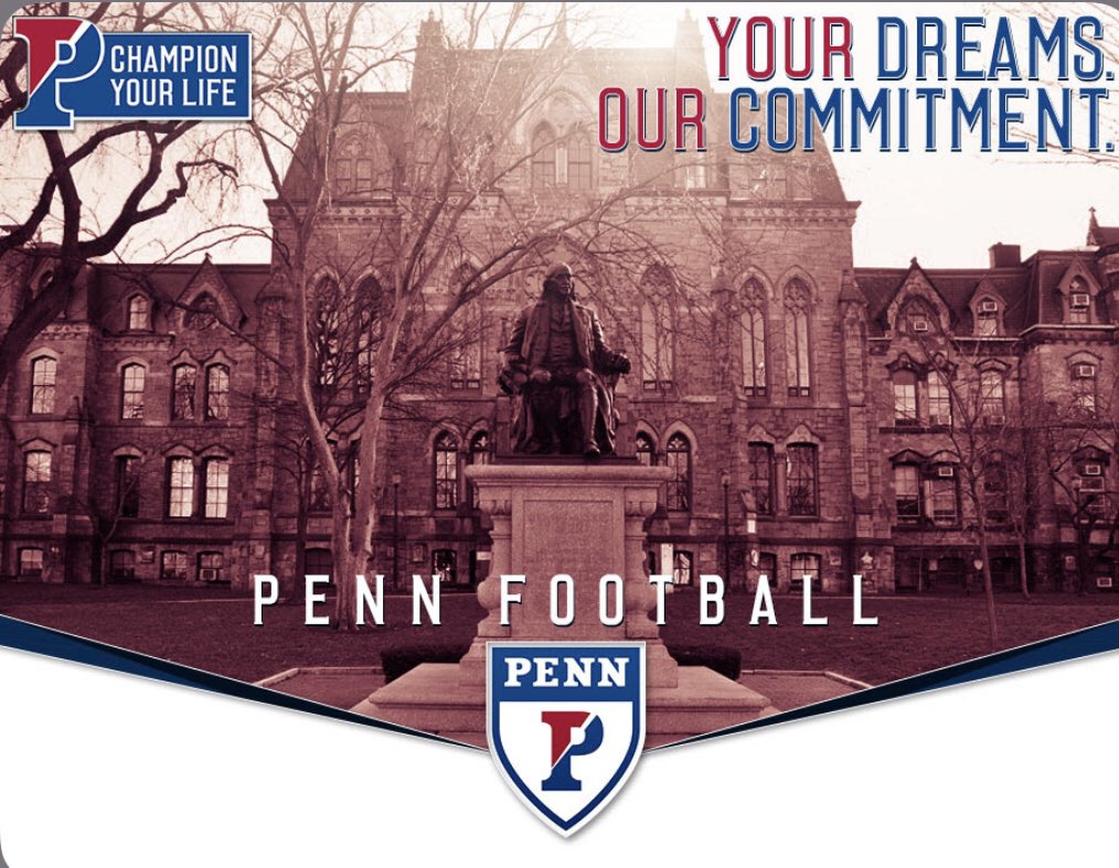 DanePardridge's tweet photo. Penn Football👀💙❤️ @PENNfb https://t.co/cyjnAYmuMm
