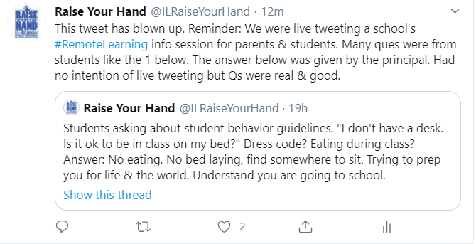 Going to end this thread with this. Thanks for taking the time to get the context & read this really great, real questions from mostly students to a school re:  #RemoteLearning.