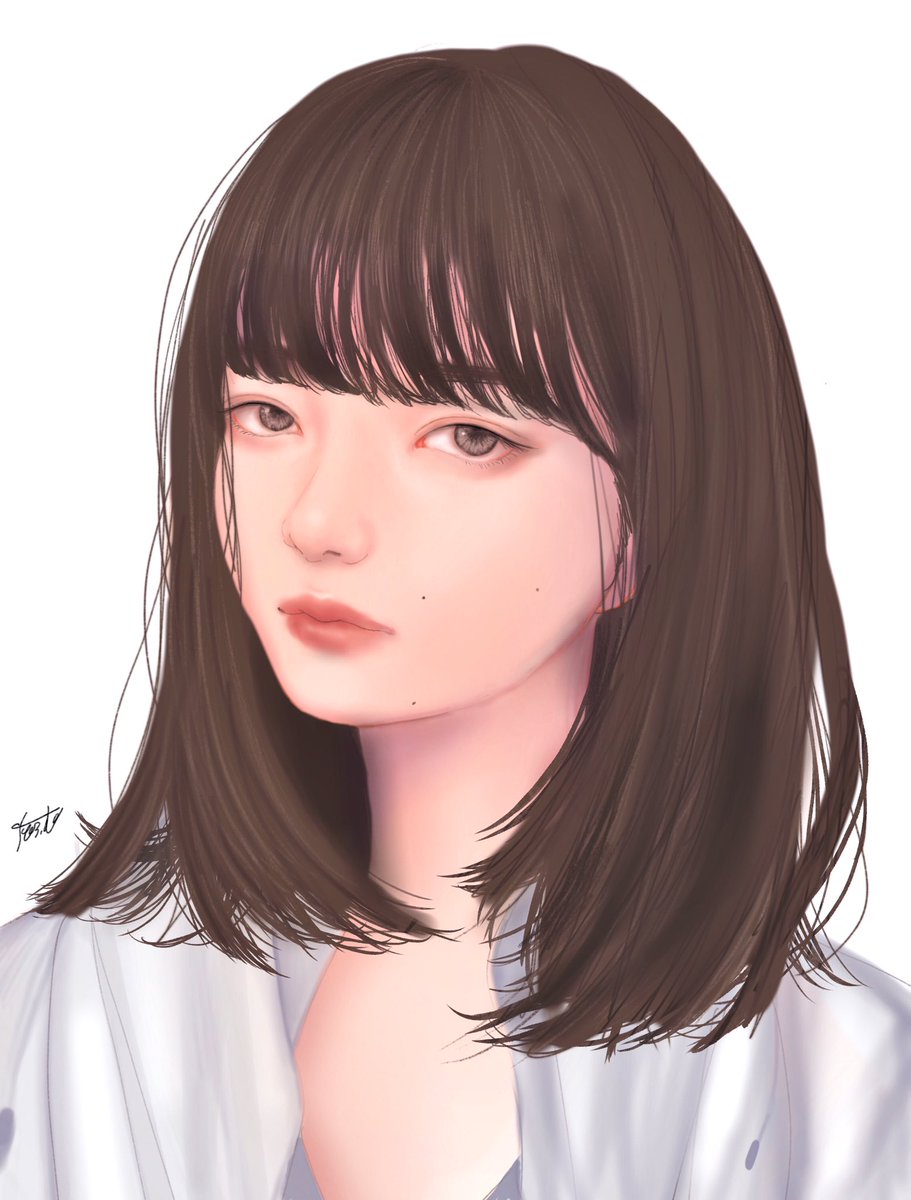 小松菜奈ちゃん 」|むらまつちひろ💍個展は5/1-5/6銀座の