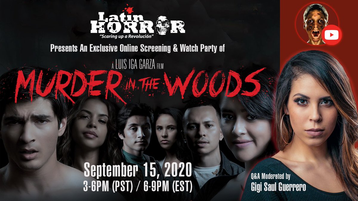 cmoran2929's tweet photo. Join @LATINHORROR for a Screening/ #WatchParty of @MITWMovie! Moderated by @HorrorGuerrero. Featuring Director @luisiga &amp; @ItsKadeWise, #JordanDiambrini, #CatherineToribio, @Jeanette_Samano, @SoledadStHilair, @chelsearendon .
REGISTER NOW: https://t.co/EAZQOanZbT
#HorrorMovies https://t.co/4oasSLF4N0
