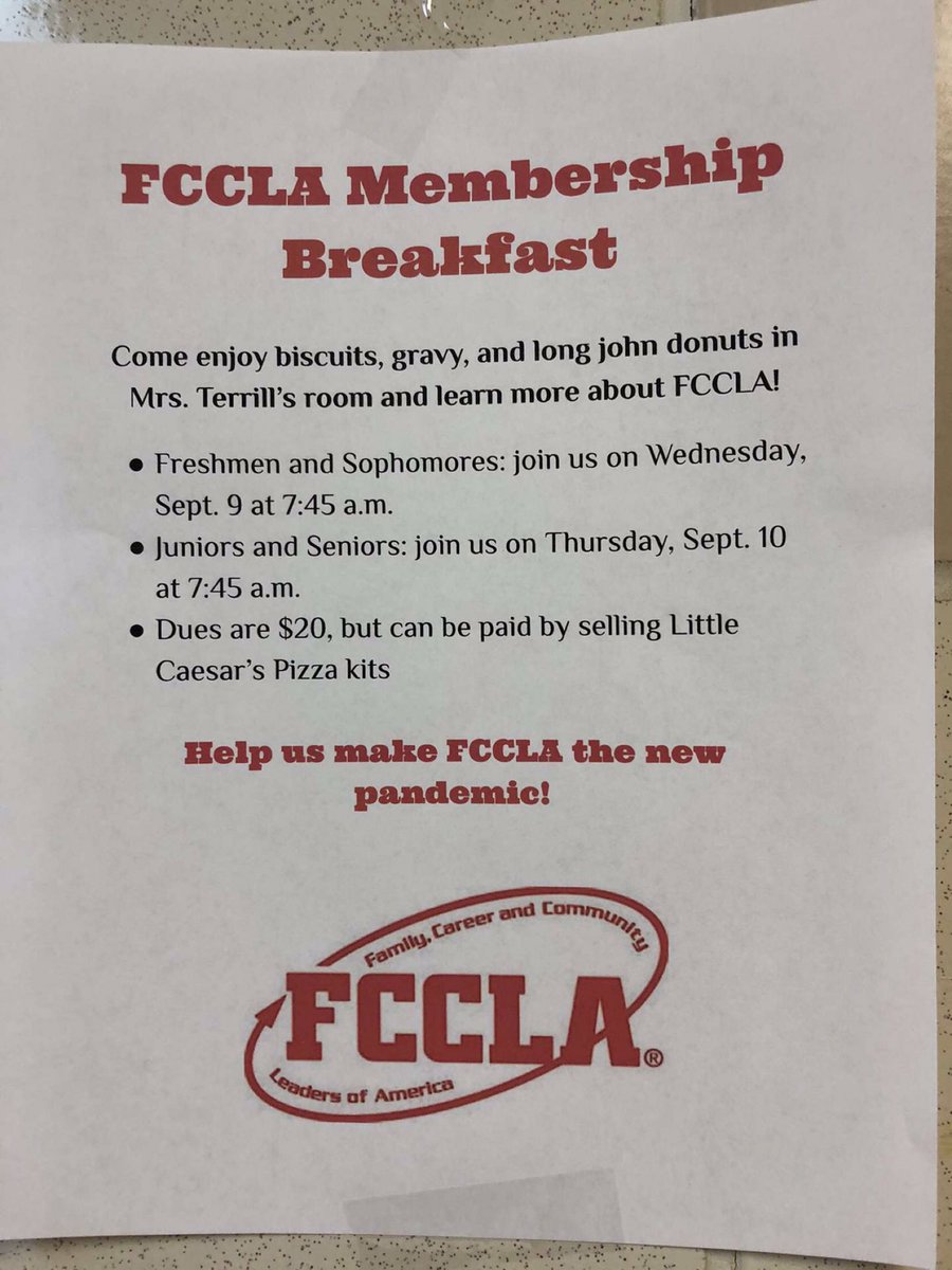 Come join us at our Membership Breakfast!!!