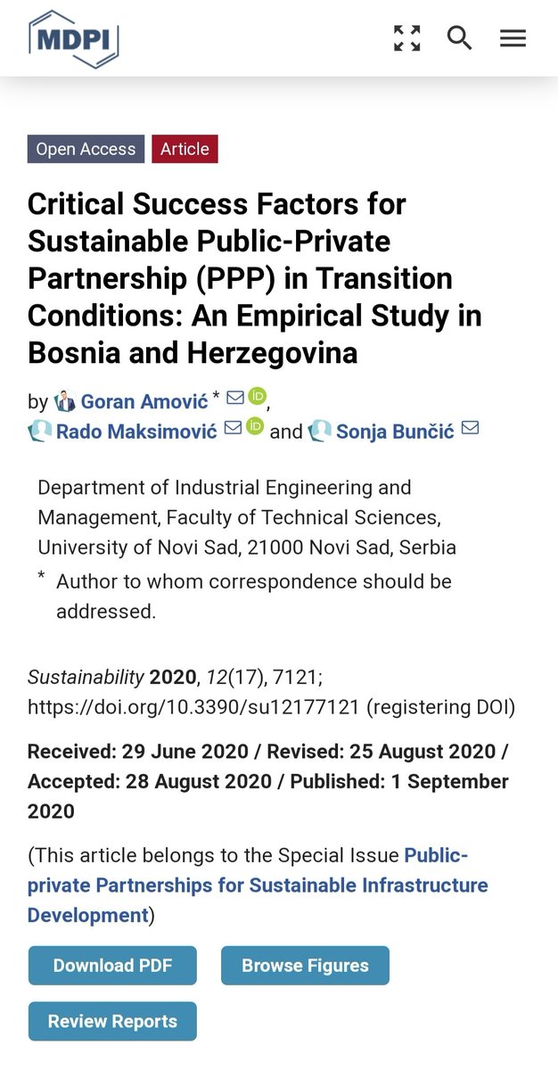 GoranAmovic's tweet photo. Danas je rad na kojem sam dugo vremena radio prihvaćen i objavljen od strane istaknutog međunarodnog časopisa @Sus_MDPI (M22, IF 2.576)!
Velika zahvalnost prof.dr Radu Maksimović i prof.dr Sonji Bunčić, mojim mentorima i koautorima na radu. Idemo dalje. #PhD #KeepLoading https://t.co/tepJ2OwAWD