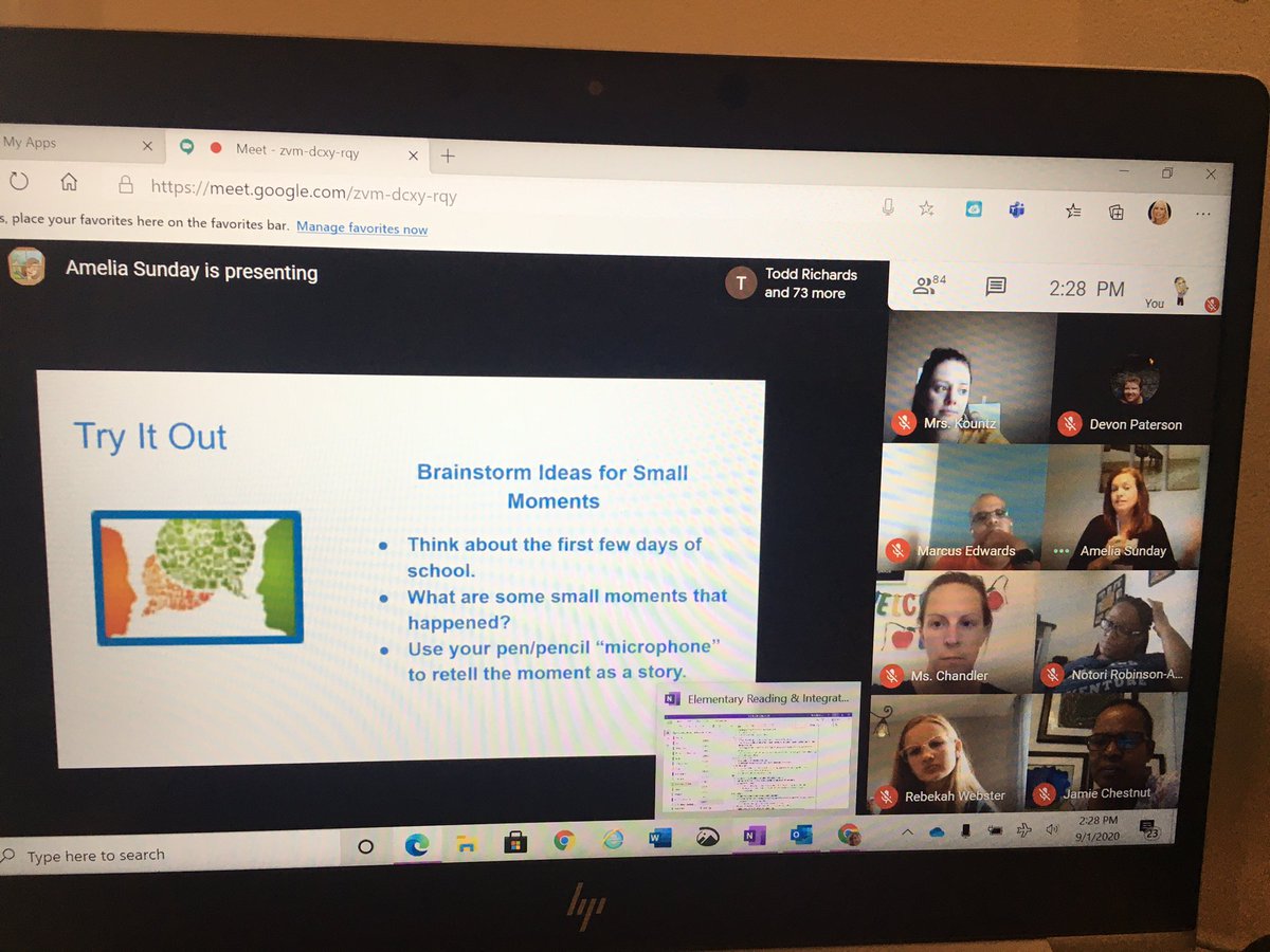 4th grade teachers brainstorm ways to model small moments with their students during the Elementary Literacy PD today! <a href="/AacpSeril/">AACPSeril</a> <a href="/AACPS_CI/">AACPS C&I</a> <a href="/AACountySchools/">AACPS</a>