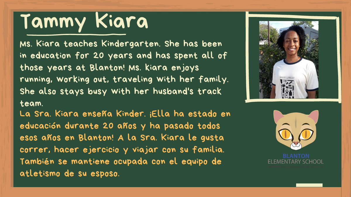 Meet the rest of our FABULOUS Kindergarten team!! <a href="/BlantonElem/">Blanton Elementary</a> <a href="/vcboneal/">Victoria O'Neal</a> <a href="/MsDRuiz/">Daniela Ruiz</a>