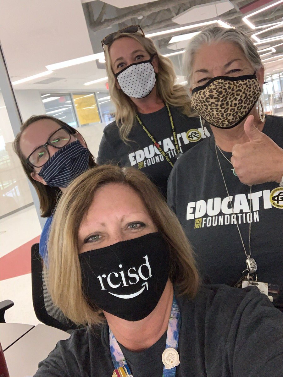 #RCISDFoundationNation  Rockin’ our shirts today! We are so grateful for this foundation and all the wonderful people involved in it!