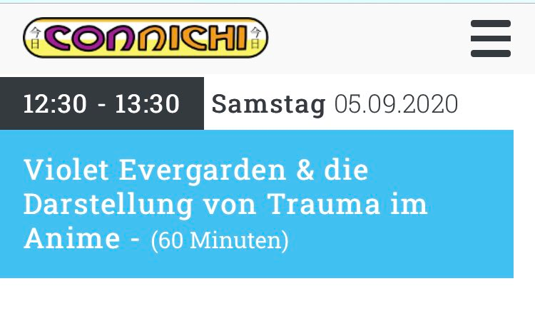 EnjoyPetrichor's tweet image. Diesen Samstag stehe ich @Tsubomilive und @blues1ren als Filmanalytiker auf der #conline zur Seite, rede dabei über Bildsprache und Mise en Scène in Violet Evergarden (und vergleiche es unweigerlich mit Evangelion.) Schaut doch mal rein wenn ihr Zeit habt! 😊