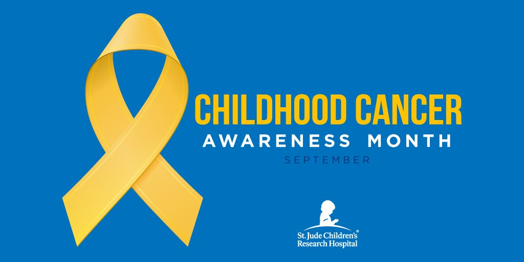 St. Jude Research on X: September is Childhood Cancer Awareness Month.  Join us as we honor children with pediatric cancer, their caregivers,  clinicians, scientists and support team. Learn about childhood cancer:   #