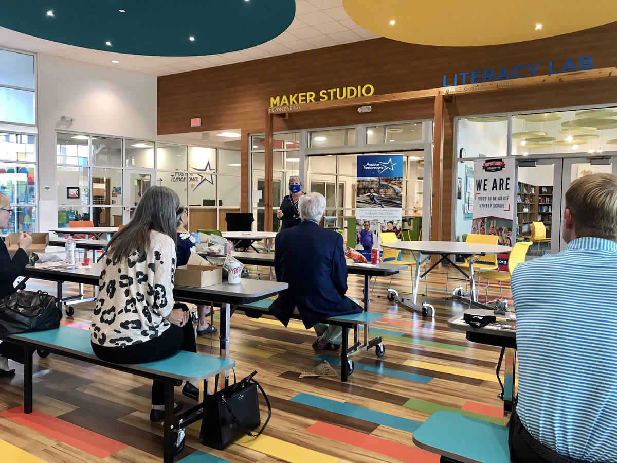 ptokc's tweet image. We had a wonderful time hosting @okcrotary for one of its Vocational Day site visits. Thank you for coming to learn about our organization and our mission of partnering with homeless families to educate their children and create pathways to success.