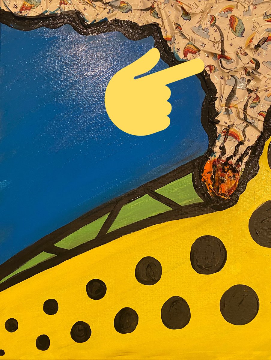 ArtNSpark's tweet photo. By the way, The piece for the next class in not just paint! @PiecesOfJen will be showing us how to use DUCT TAPE for the smoke https://t.co/7k0Wkj5BsT