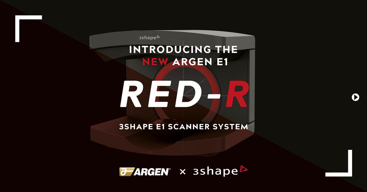 ArgenCanada's tweet photo. Canadian Denturists, meet the new 3Shape E1 RED-R from Argen Canada, it was built for you! https://t.co/7vQnXABRLw