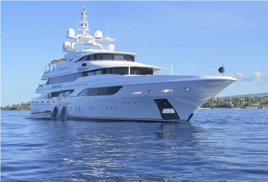 KITV4's tweet photo. JUST IN: Owners of a 197-foot luxury yacht are being ordered to pay $100,000 after dropping the vessel's anchor on coral in Kailua Bay on Hawai'i Island, damaging approximately 431 coral colonies 
https://t.co/QpyAo7zi9A https://t.co/2rZSnVtJen