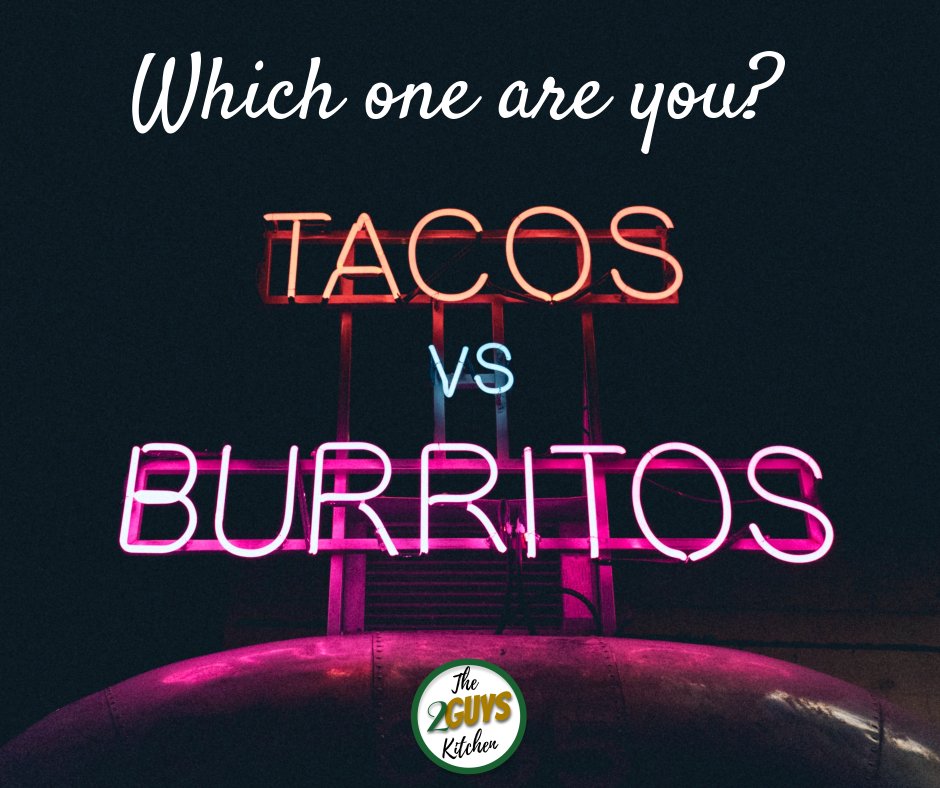 2GuysKitchen's tweet photo. #TacoTuesday ...Pick one! 
#tacotuesday #tacos #tacolover #tavosalad #tacotime #tacolife #tacoporn #taconight #tacoday #tacolovers #tacoeveryday #streettacos #tacoandtequila #mexicangood #mexicangoodlovers #tuesday #Burritos https://t.co/mBycU3OkAN