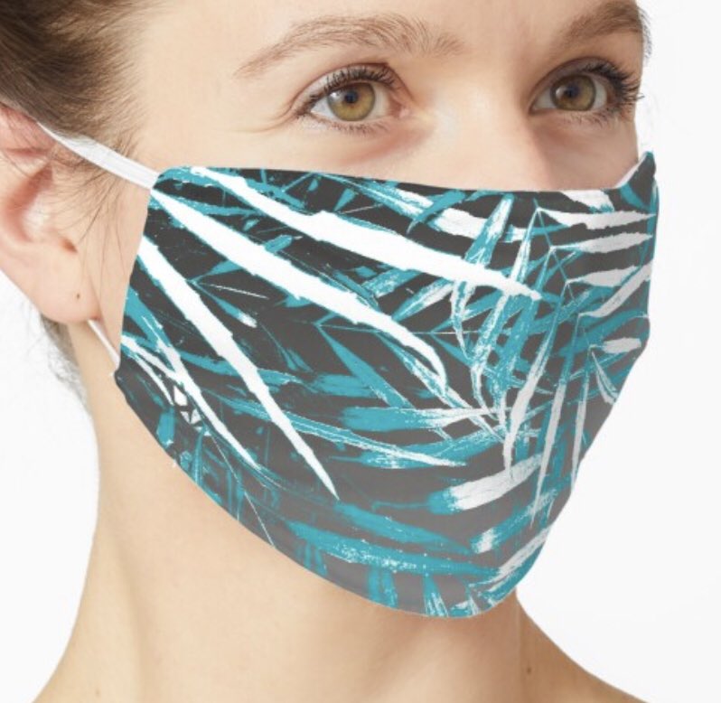 JillBusbyArt's tweet photo. The gardener’s mask range available from my Redbubble shop: https://t.co/hRgtSRkv3R #redbubble #redbubblemask #facecovering #leafmask #leavesmask #gardenmask #gardenersmask #englishgarden #floral #mint #coral #turqoise #purple #reusablemask https://t.co/cuYnvxSc9w