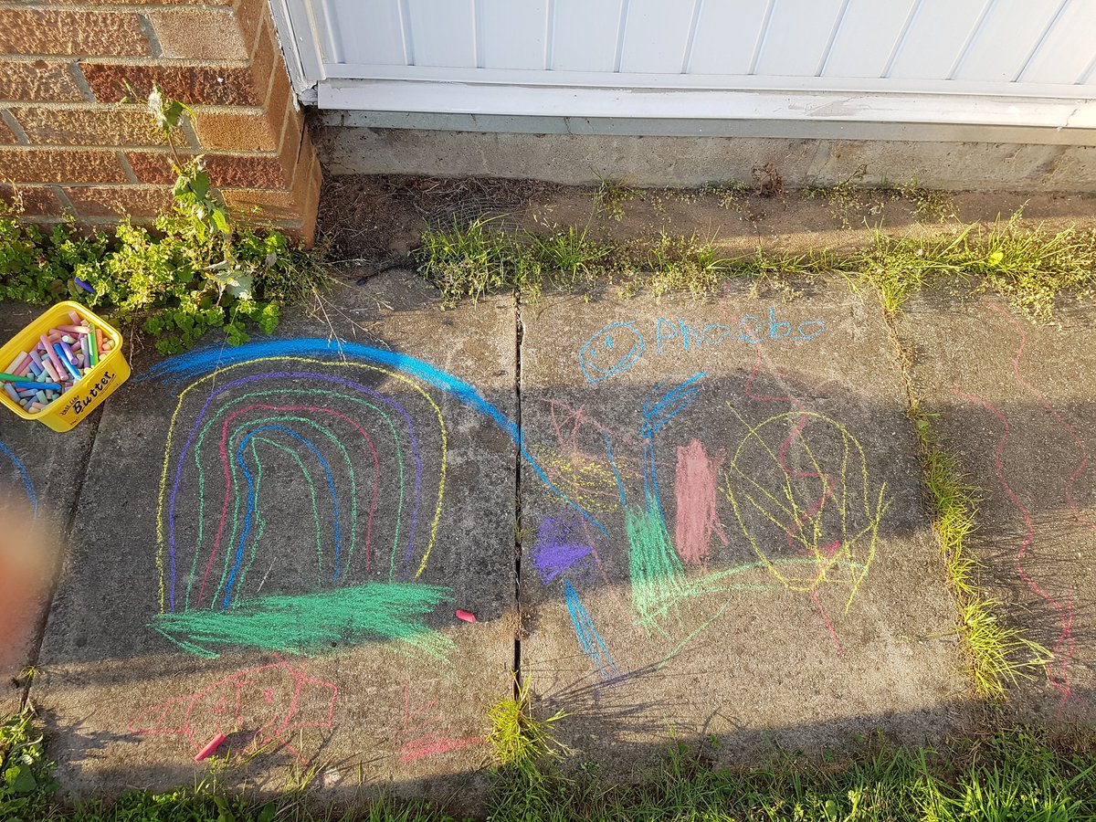 1stLittlecoates's tweet photo. Fortunately the weather has been kinder to us this evening, no weather warnings yay. We had a few girls a bit hesitant about going back to school so was good to see them interact with friends creating their own obstacle courses & chalk drawings #HappyGirls #HappyLeaders ๐ https://t.co/wwSLGBYRzf