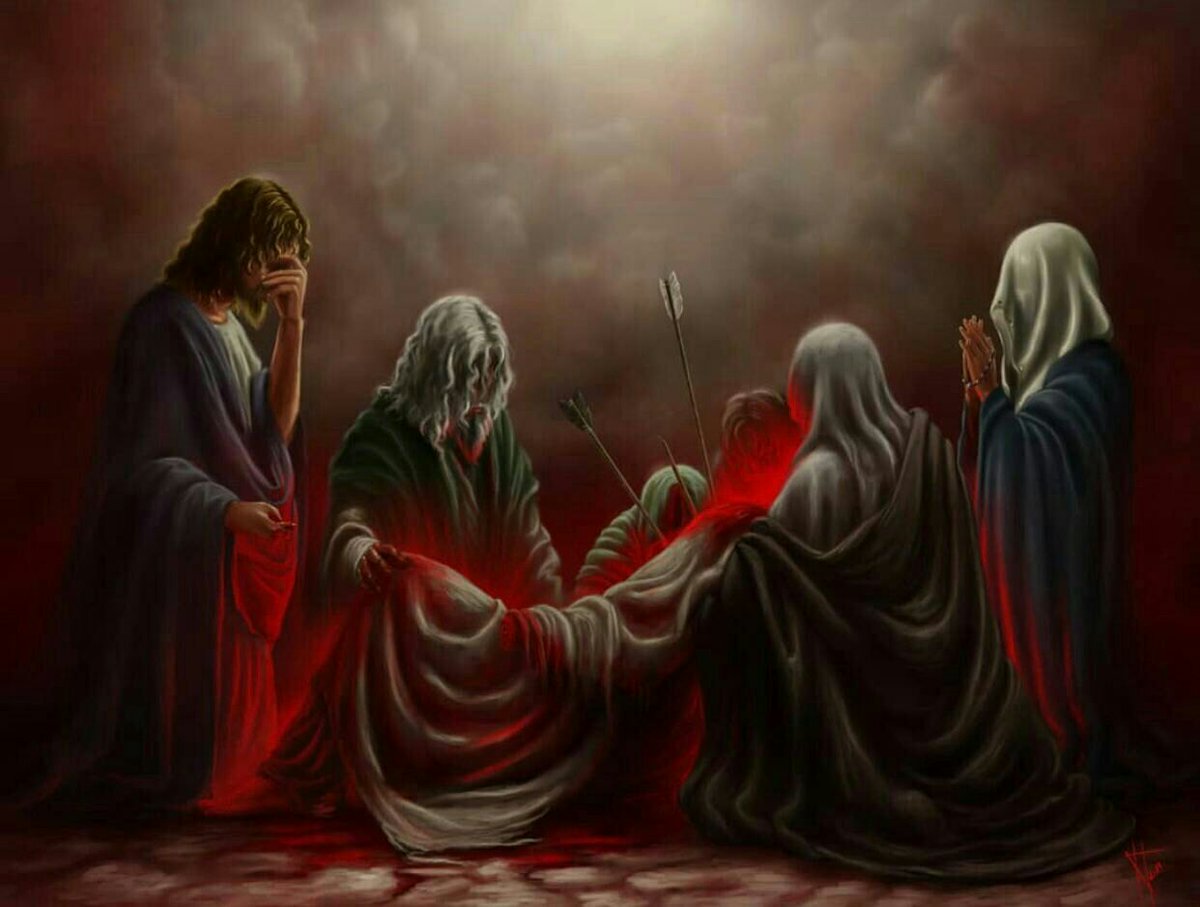 قُم الليل وادفن حُسيناً، 
فهذا حُسينٌ بالعراءِ مُلقاً ثلاث ليالٍ، 
قُم يا عليل و أدفنهُ بكربلاء،
 حتى يصبحُ كعبةً للعاشقينَ مزارًا 💔