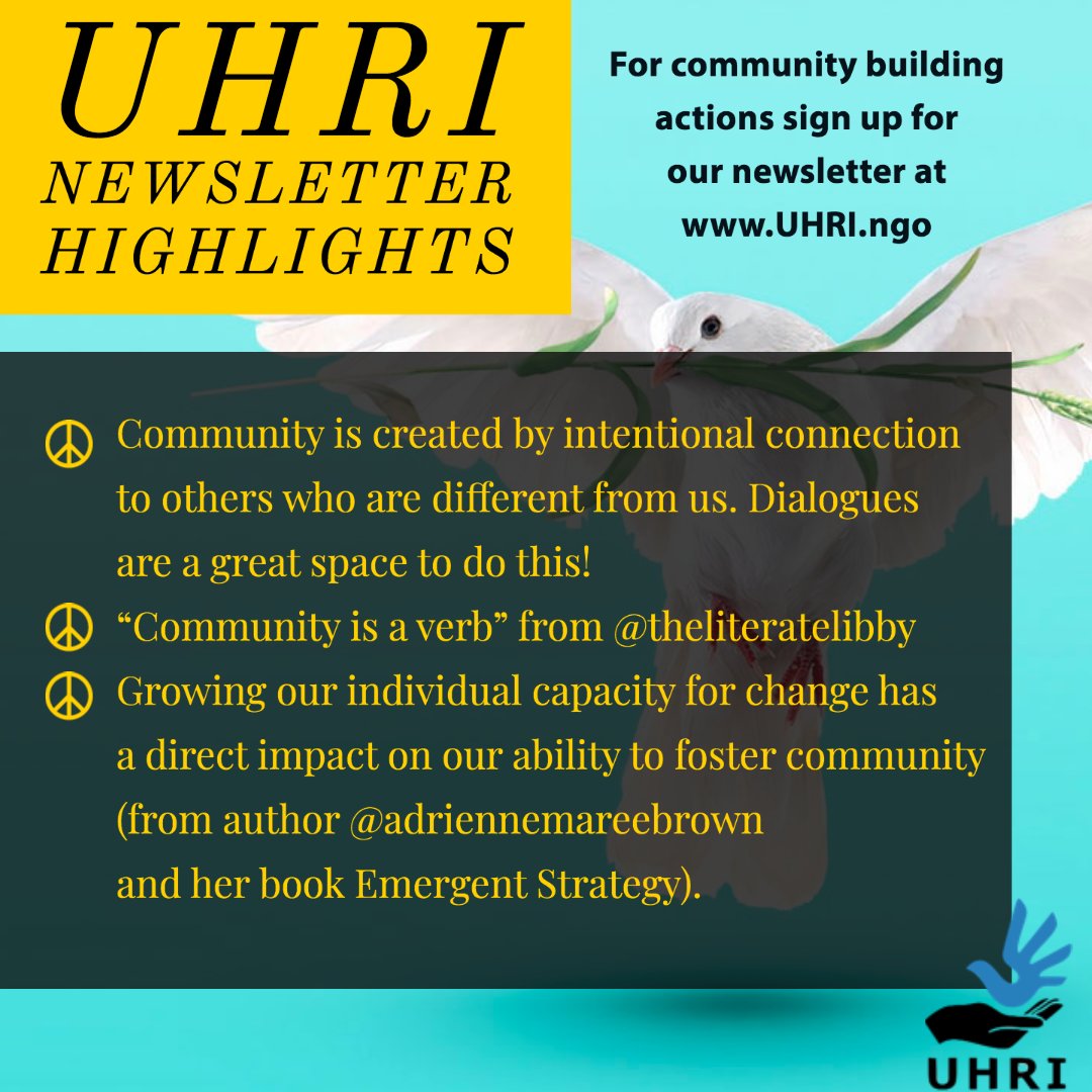UHRInitiative's tweet photo. Human rights advocates,

Join us for our Fall intergroup dialogue! Details in newsletter or forthcoming. . 

Sign up for our newsletter at https://t.co/AUyxH0YnNB. . 

#newsletter #community #weavingcommunity #intergroupdialogue #dialogue #socialjustice #emergentstrategy https://t.co/aMHHj3nljH