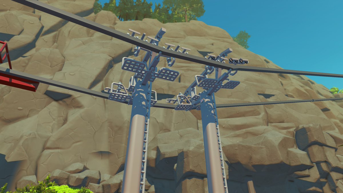 S43_Gaming's tweet photo. @ScrapMechanic Since 0.4.7 there is a pretty evil bug that wasn't fixed in this beta: The game randomly deletes parts of creations, for example the lower steps on this escalator are gone, the same happened with several wheels on these towers. (1/2) https://t.co/cL79fa7Tne