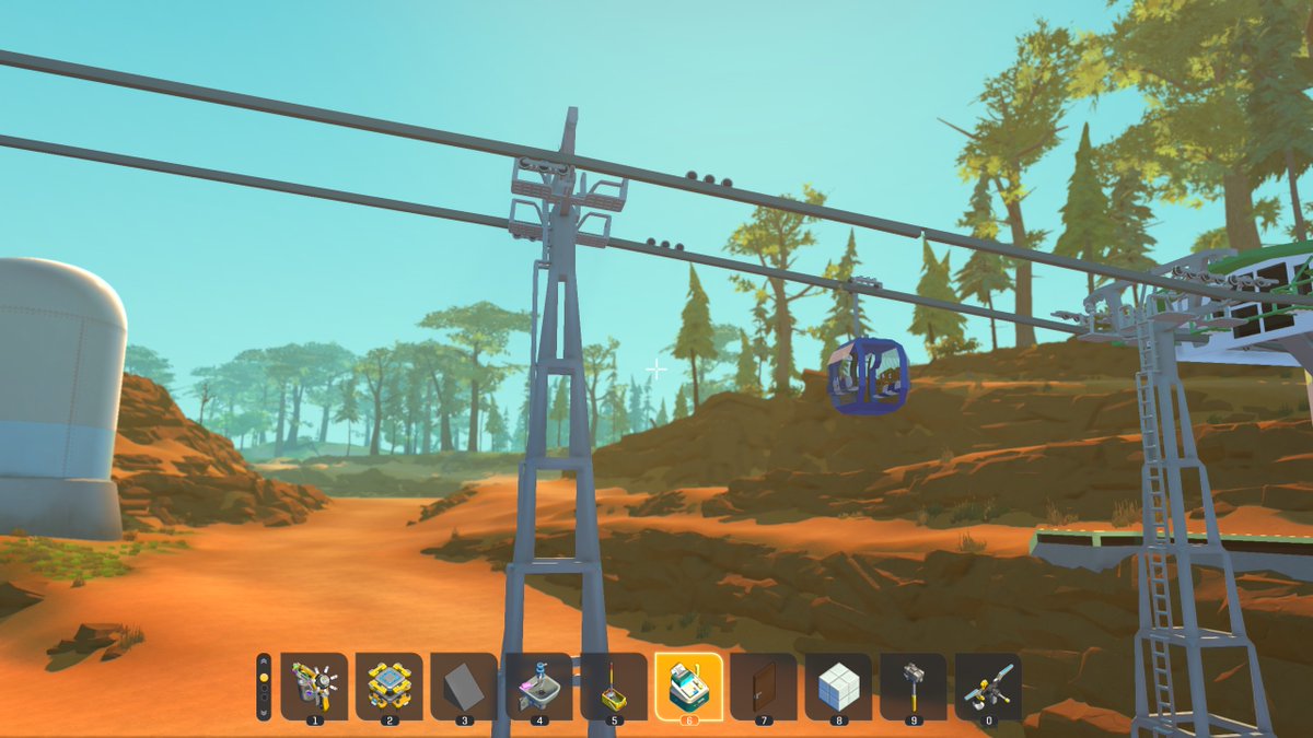 S43_Gaming's tweet photo. @ScrapMechanic Here the wheel holders disappeared which caused the wheels to fall through the ground and land on the rope. (and the tower on the right has lost some wheels aswell). If you need the world file, just reply here or DM me. (2/2) https://t.co/cZIkmEWmjV
