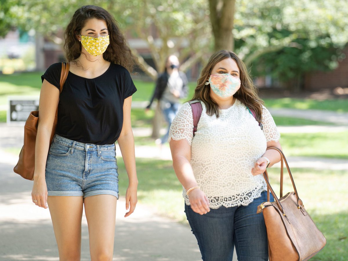 We have been so impressed with our <a href="/marshallu/">Marshall University</a> students who continue to wear their mask when social distancing isn’t possible. Way to #MaskUpMarshallU! 😷💚 #MarshallUFamily #ReturnToMarshallU