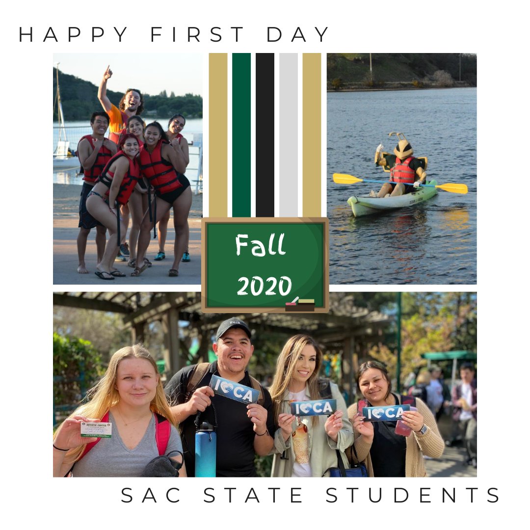 SacStateAC's tweet photo. Happy First Day of School! We wish you all a wonderful semester filled with success. See you on the lake soon hornets!

#LakeLife #LakeNatoma #IAmASI #BoatingSafety #FallSemester2020 https://t.co/5jUNzbxtRR