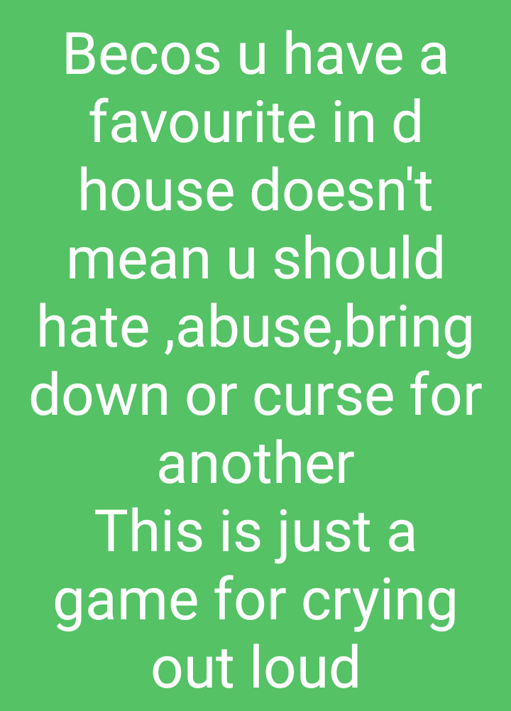Stephen74518366's tweet photo. A message to you all.

#Bbnaija https://t.co/msyPV6CwKM