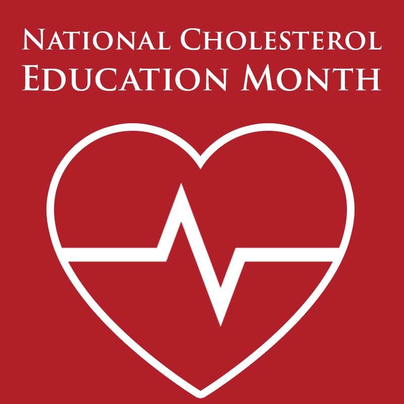 September is National Cholesterol Education Month. High cholesterol is a risk factor for many vascular conditions like #peripheralarterydisease and #carotidarterydisease.